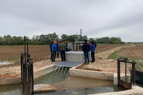 ADAPTACIÓN AL RIESGO DE INUNDACIÓN LIFE EBRO RESILIENCE P1 TRAMO OSERA  DE EBRO - FUENTES DE EBRO: adaptación sistema de riego Comunidad Huerta del Ebro 