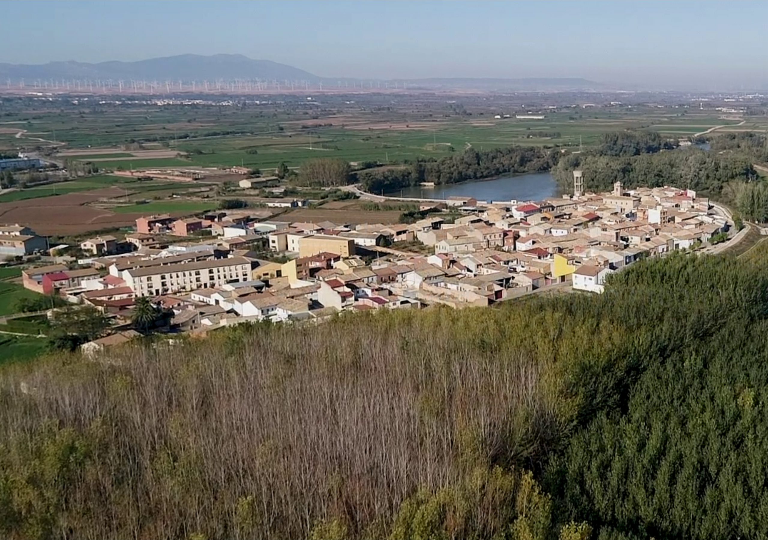 Cabañas de Ebro_vista oeste