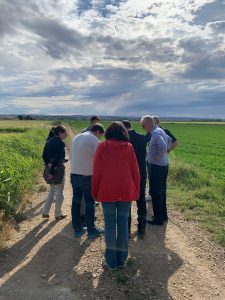 Visita al Soto de Aguilar en Fuentes de Ebro (Zaragoza) durante la jornada de monitoreo del Programa LIFE