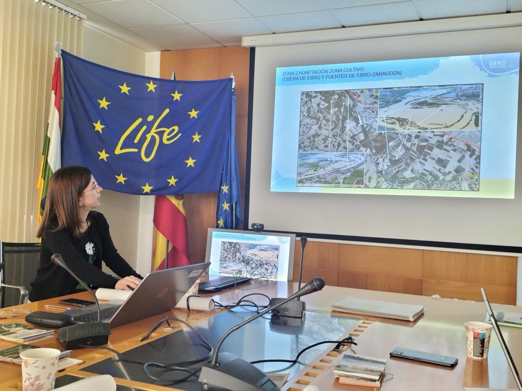 Reunión de grupos de trabajo detalles - presentación Osera de Ebro - Fuentes de Ebro.