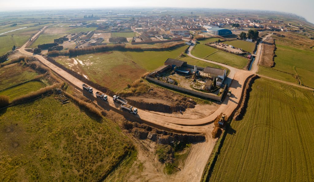 Trabajos realizados en el tramo 9 de la Estrategia Ebro Resilience en Torres de Berrellén (Zaragoza)